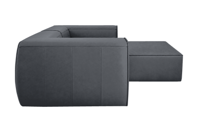 Fred Small Right Chaise in Dante Shark