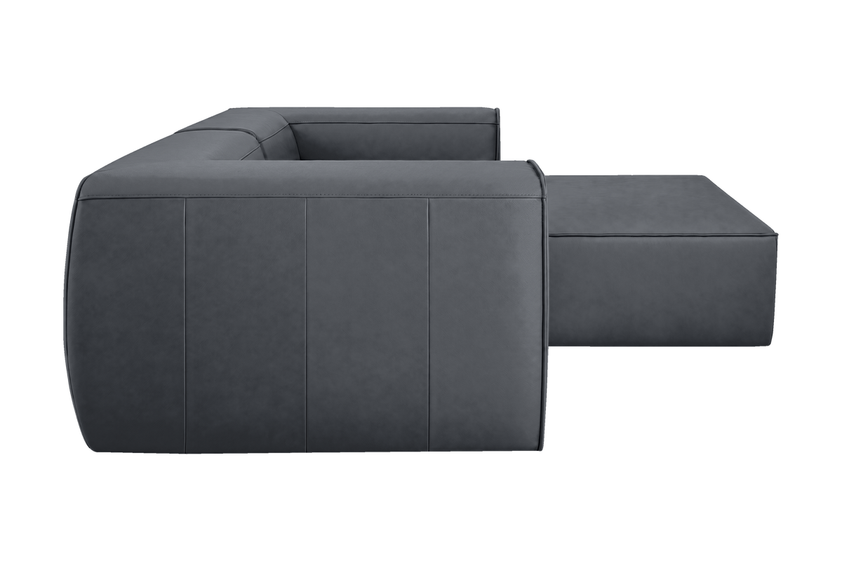 Fred Small Right Chaise in Dante Shark
