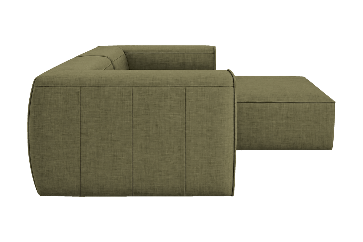 Fred Small Right Chaise in Mosquito Sycamore