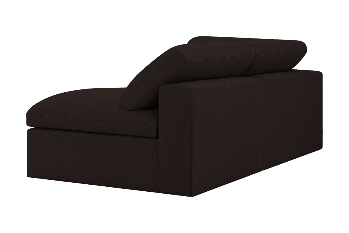 Goodman Mini Large Sofa in Dante Ebony