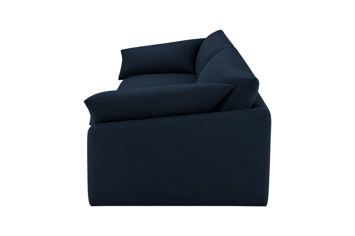 Lotus Large Sofa in Dante Aqua