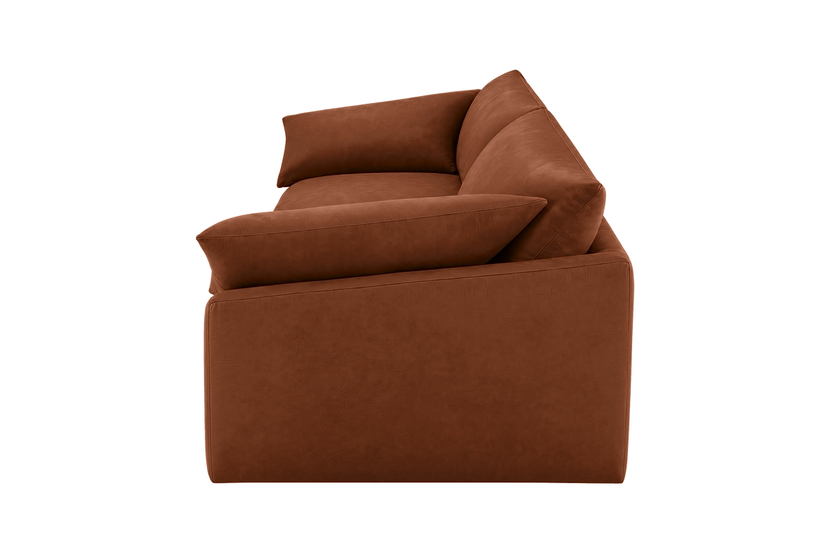 Lotus Large Sofa in Dante Hazel