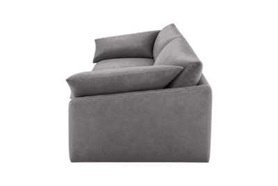 Lotus Large Sofa in Dante Meteor