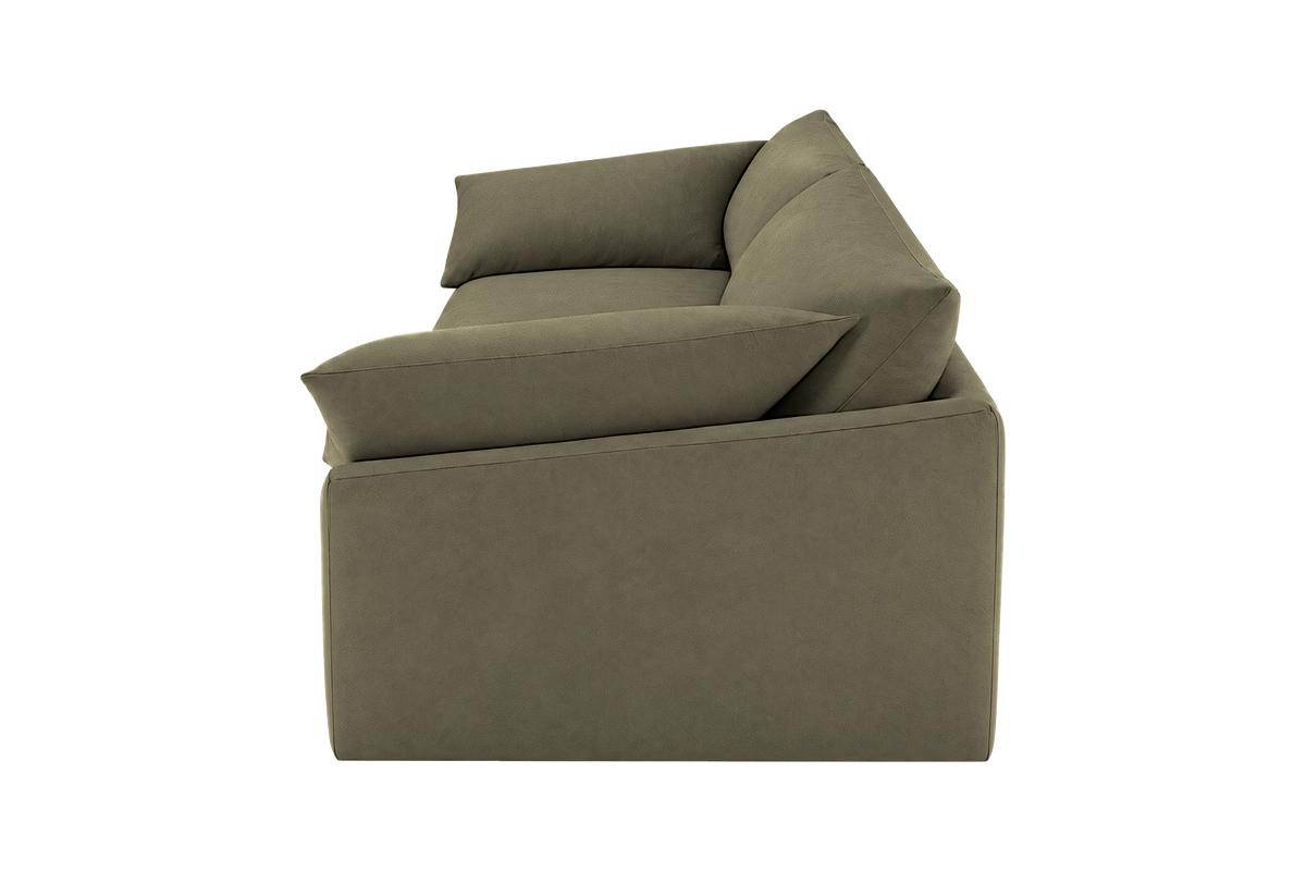 Lotus Large Sofa in Felix Olive