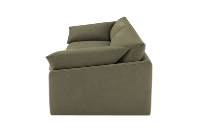 Lotus Large Sofa in Felix Olive