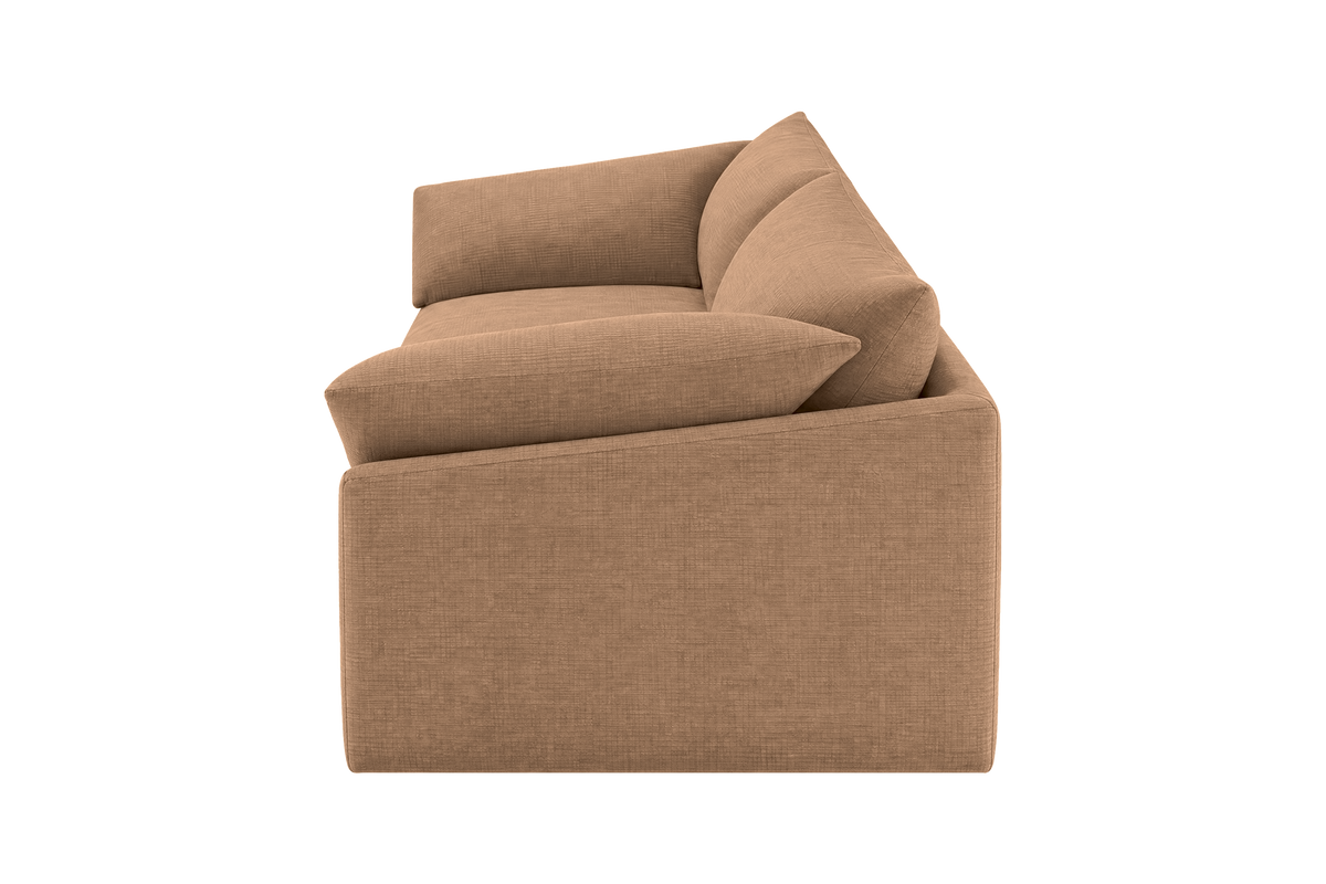 Lotus Small Sofa in Roni Biscotti