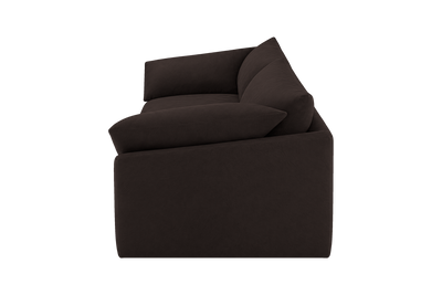Lotus Small Sofa in Dante Ebony