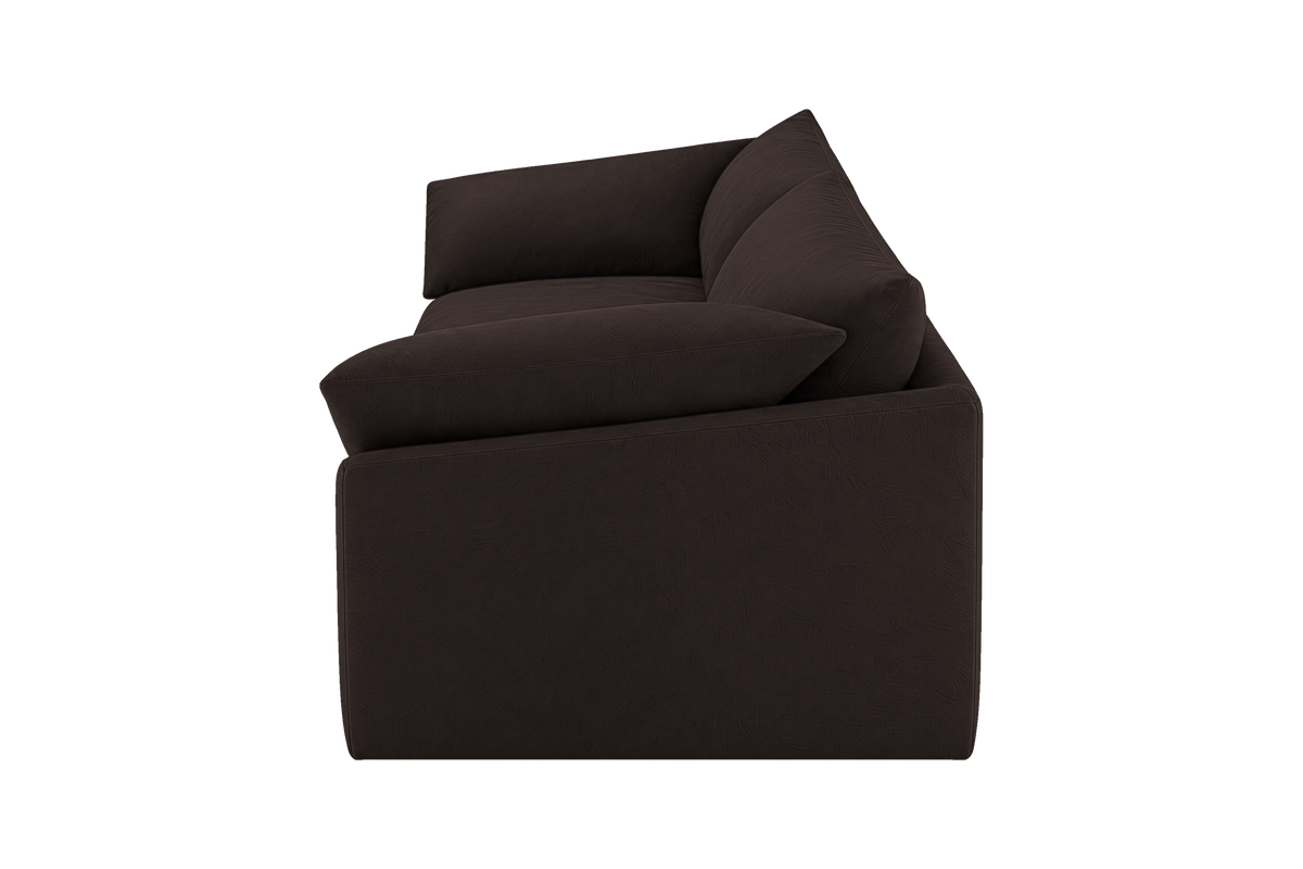 Lotus Small Sofa in Dante Ebony
