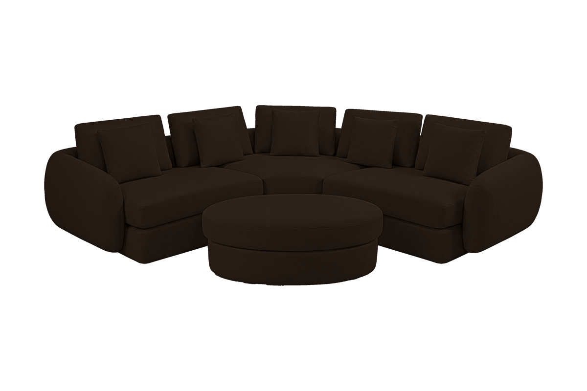 Milo Corner Sofa in Marfa Charcoal