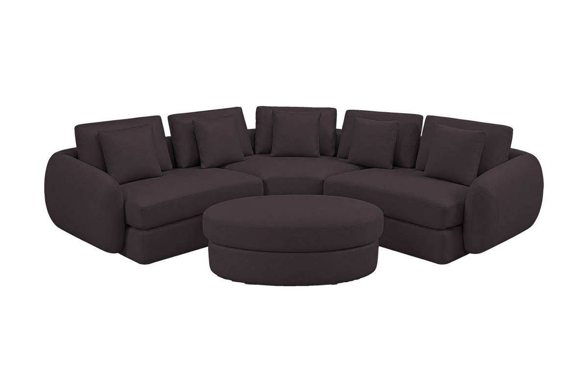Milo Corner Sofa in Dante Charcoal