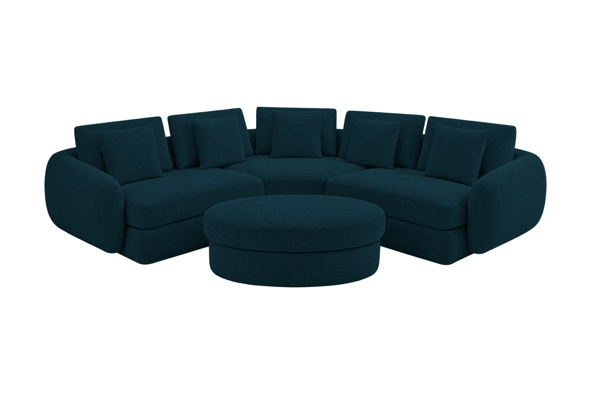 Milo Corner Sofa in Roni Deep Lake
