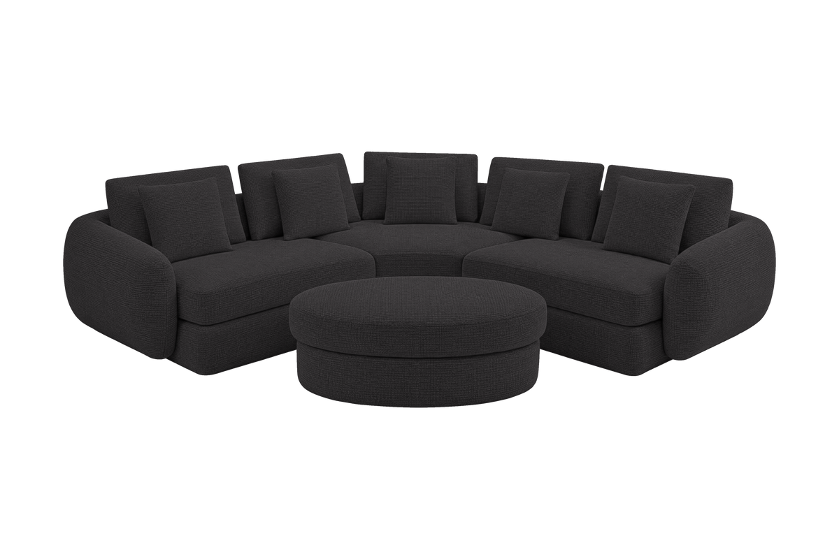 Milo Corner Sofa in Roni Ember