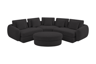 Milo Corner Sofa in Roni Ember