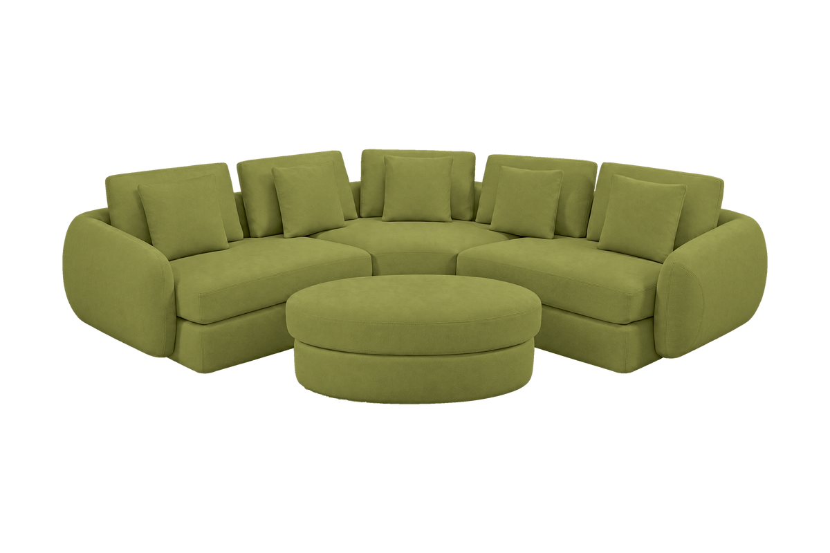 Milo Corner Sofa in Fresco Key Lime