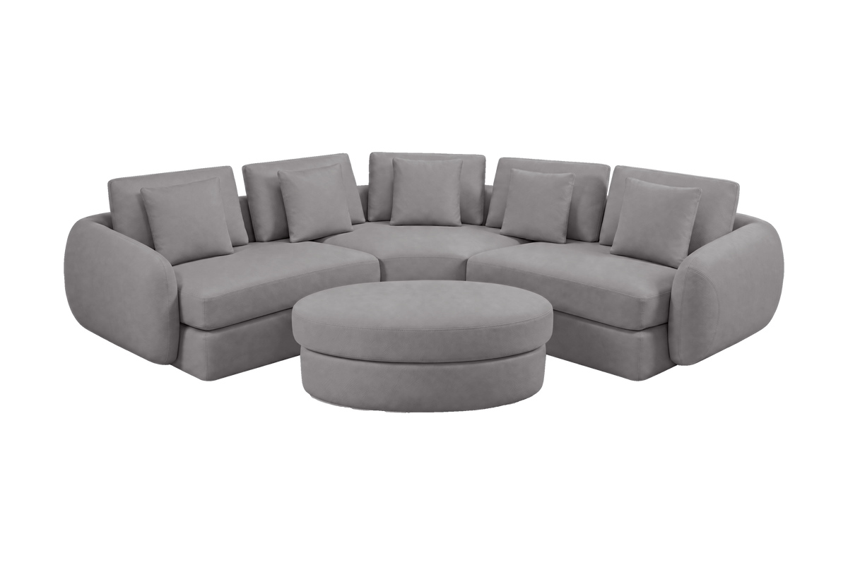 Milo Corner Sofa in Marfa Meteor