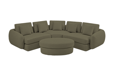Milo Corner Sofa in Felix Olive