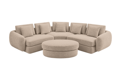 Milo Corner Sofa in Roni Pine Nut