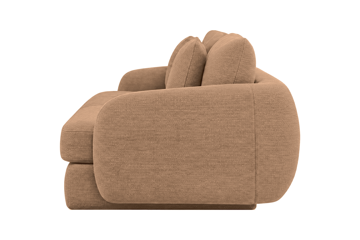 Milo Large Sofa in Roni Biscotti