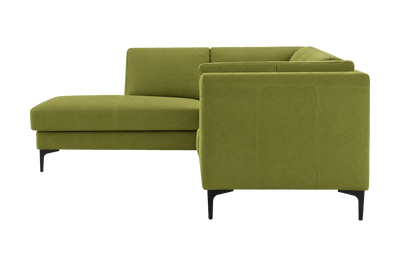 Oli Left Bumper Corner Sofa in Fresco Key Lime
