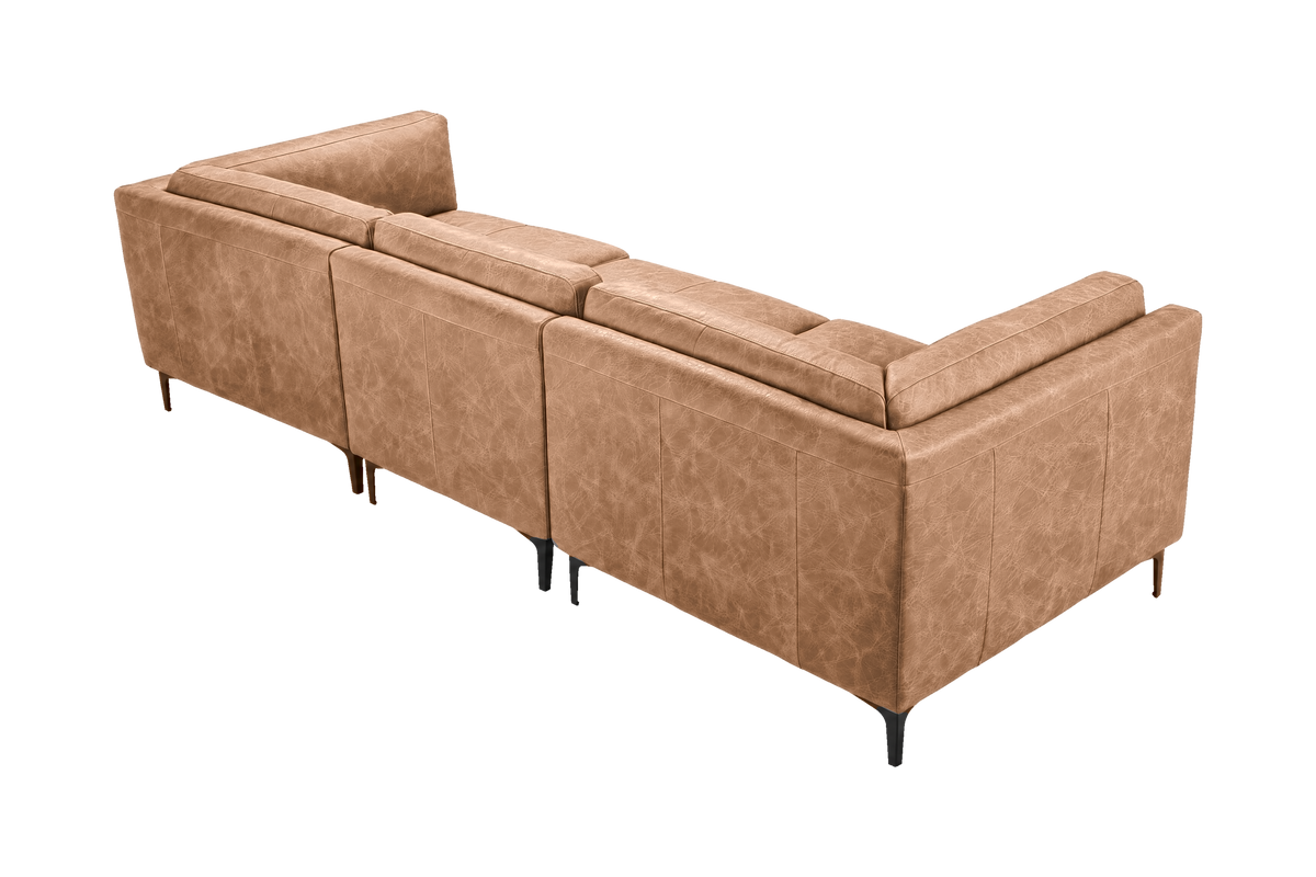 Oli Modular Large Sofa in Celine Camel