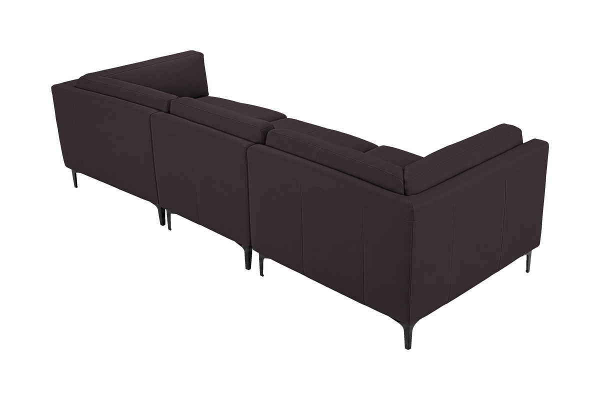 Oli Modular Large Sofa in Dante Charcoal