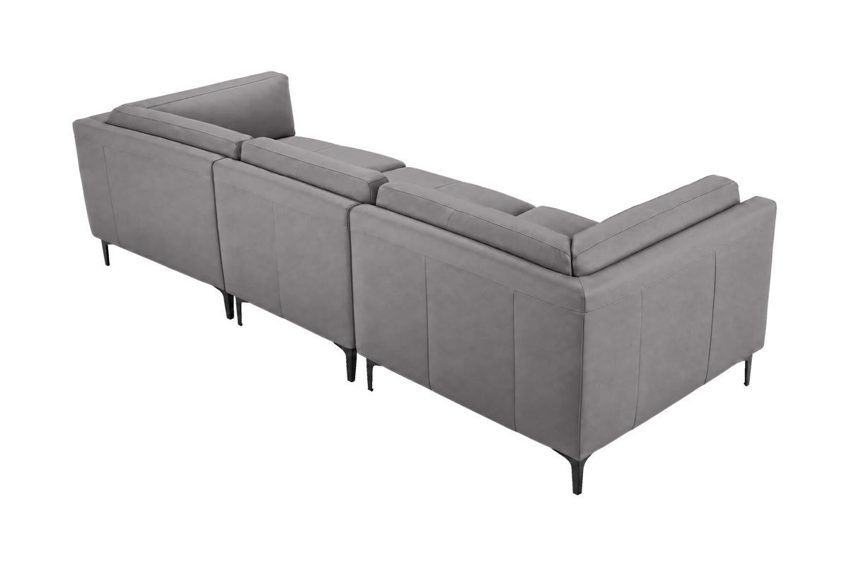 Oli Modular Large Sofa in Dante Meteor