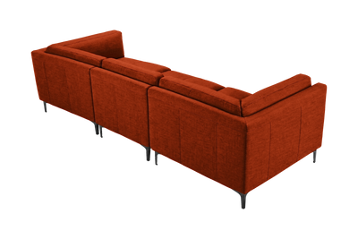 Oli Modular Large Sofa in Roni Poppy