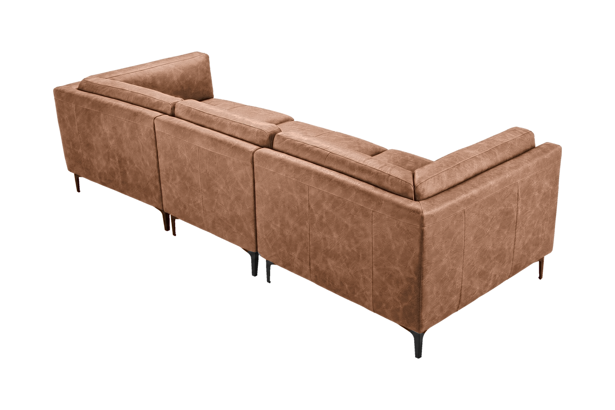 Oli Modular Large Sofa in Celine Rattlesnake