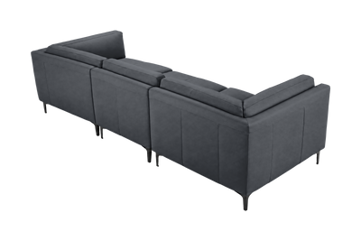 Oli Modular Large Sofa in Dante Shark