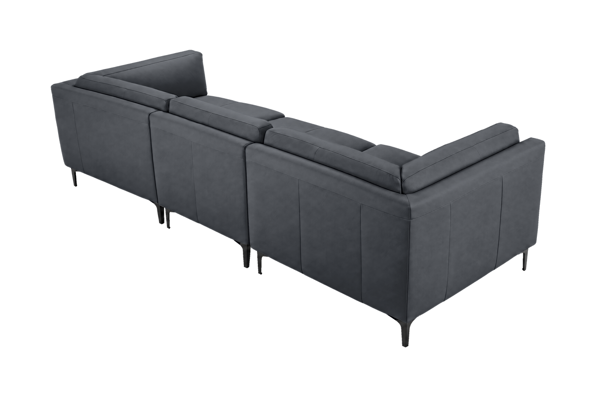 Oli Modular Large Sofa in Dante Shark