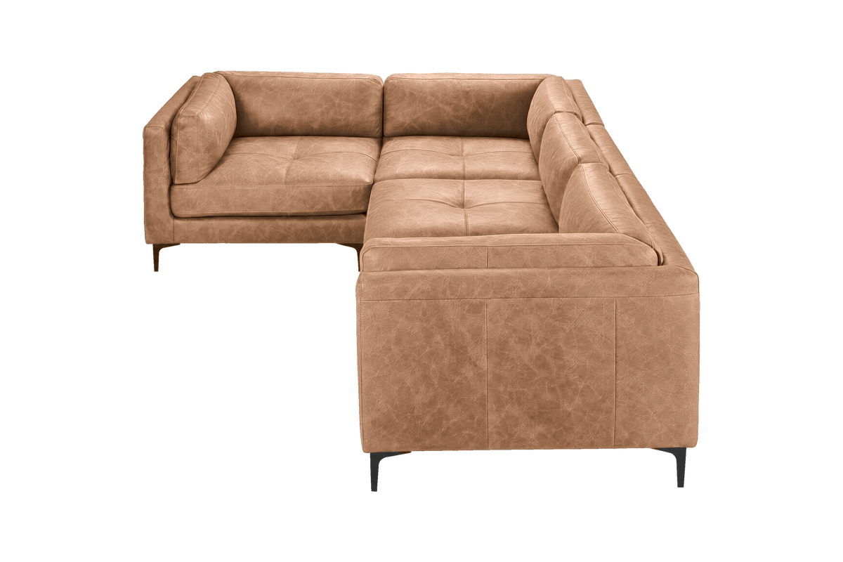 Oli Modular Left Corner Sofa in Celine Camel