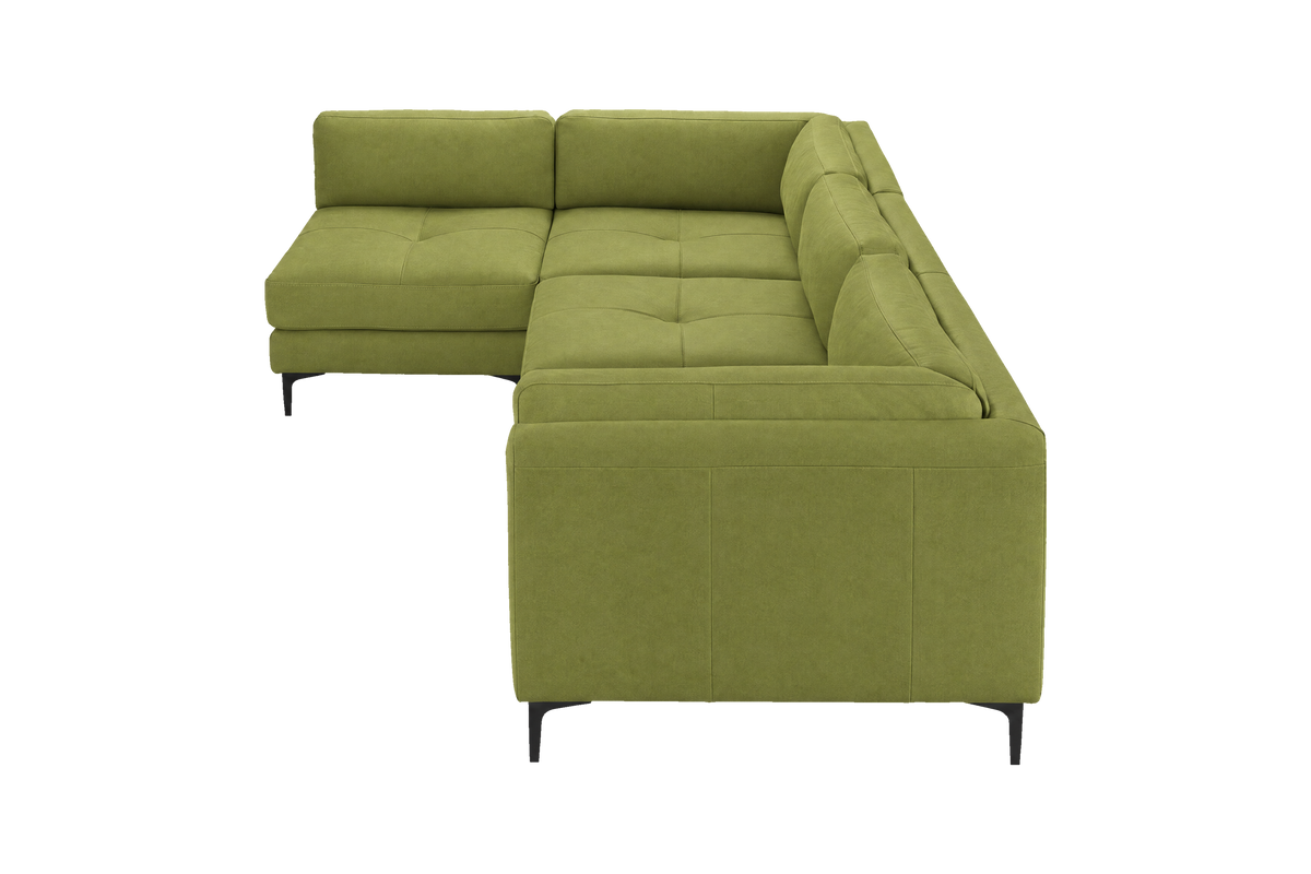 Oli Modular Left Open Corner Sofa in Fresco Key Lime