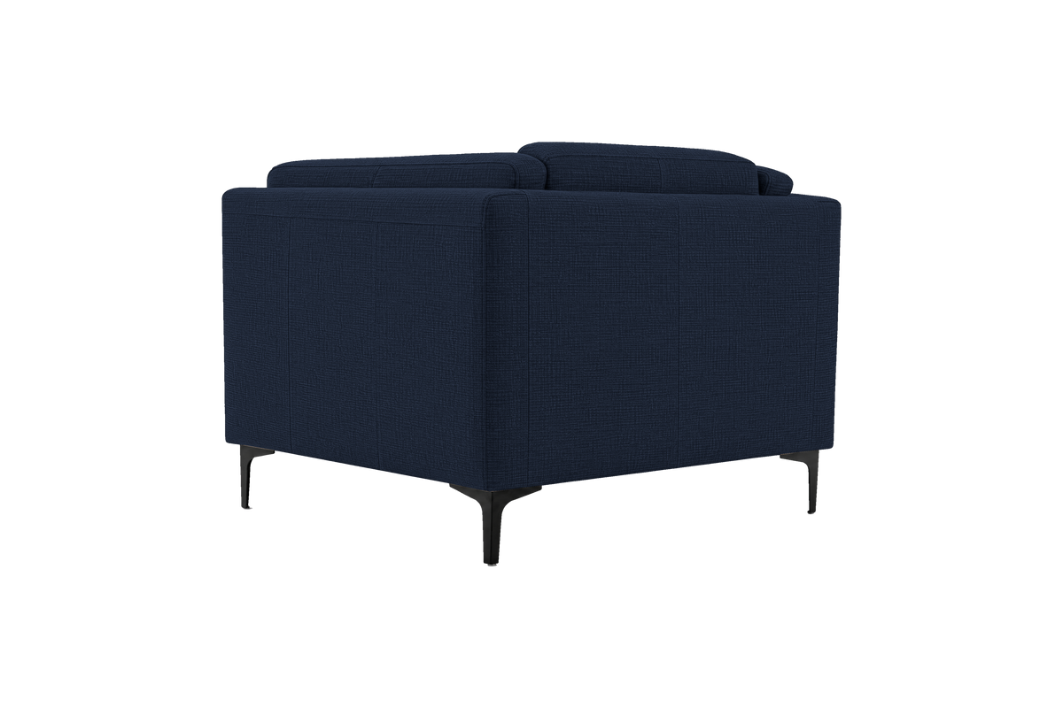 Oli Plus Armchair in Roni Ember Blue