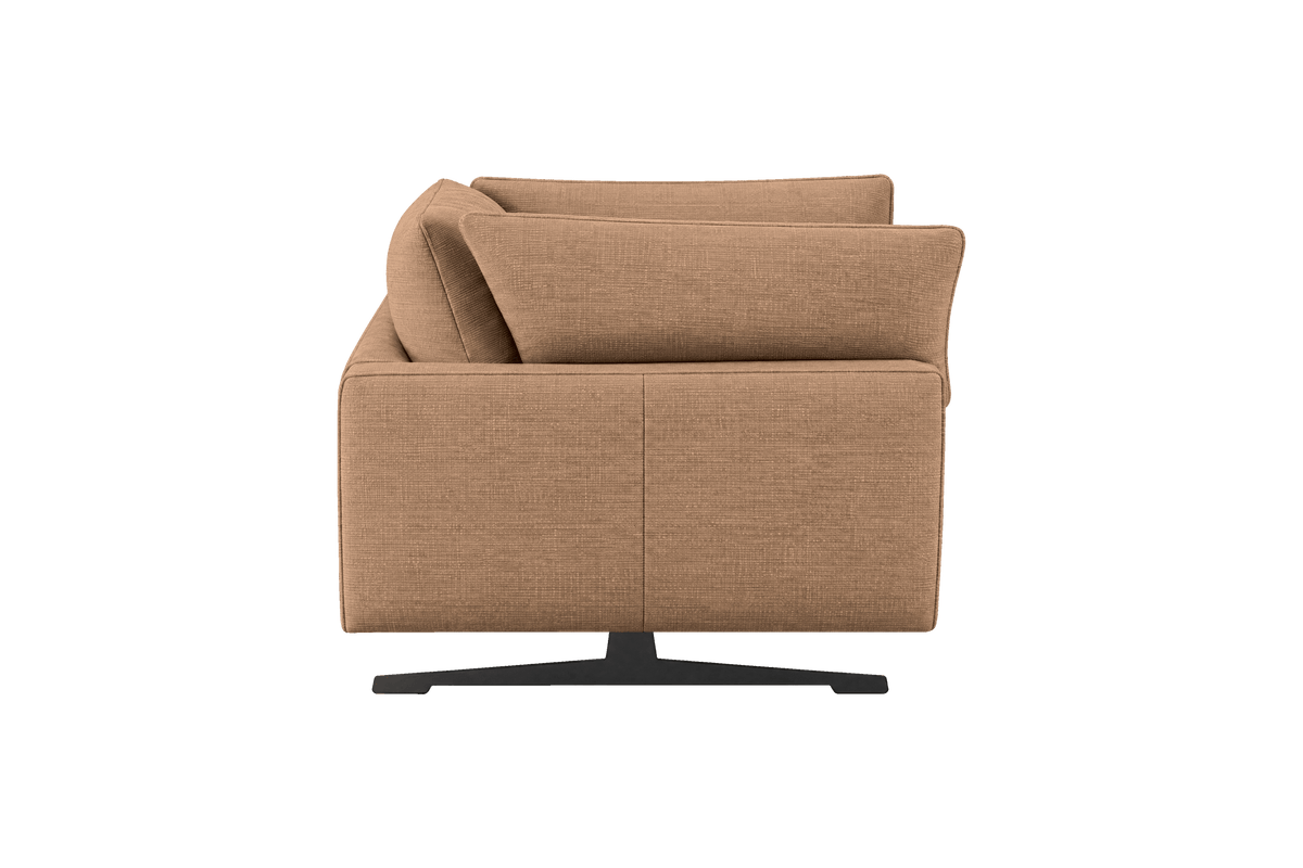 Oliver Cuddle Chair in Roni Biscotti