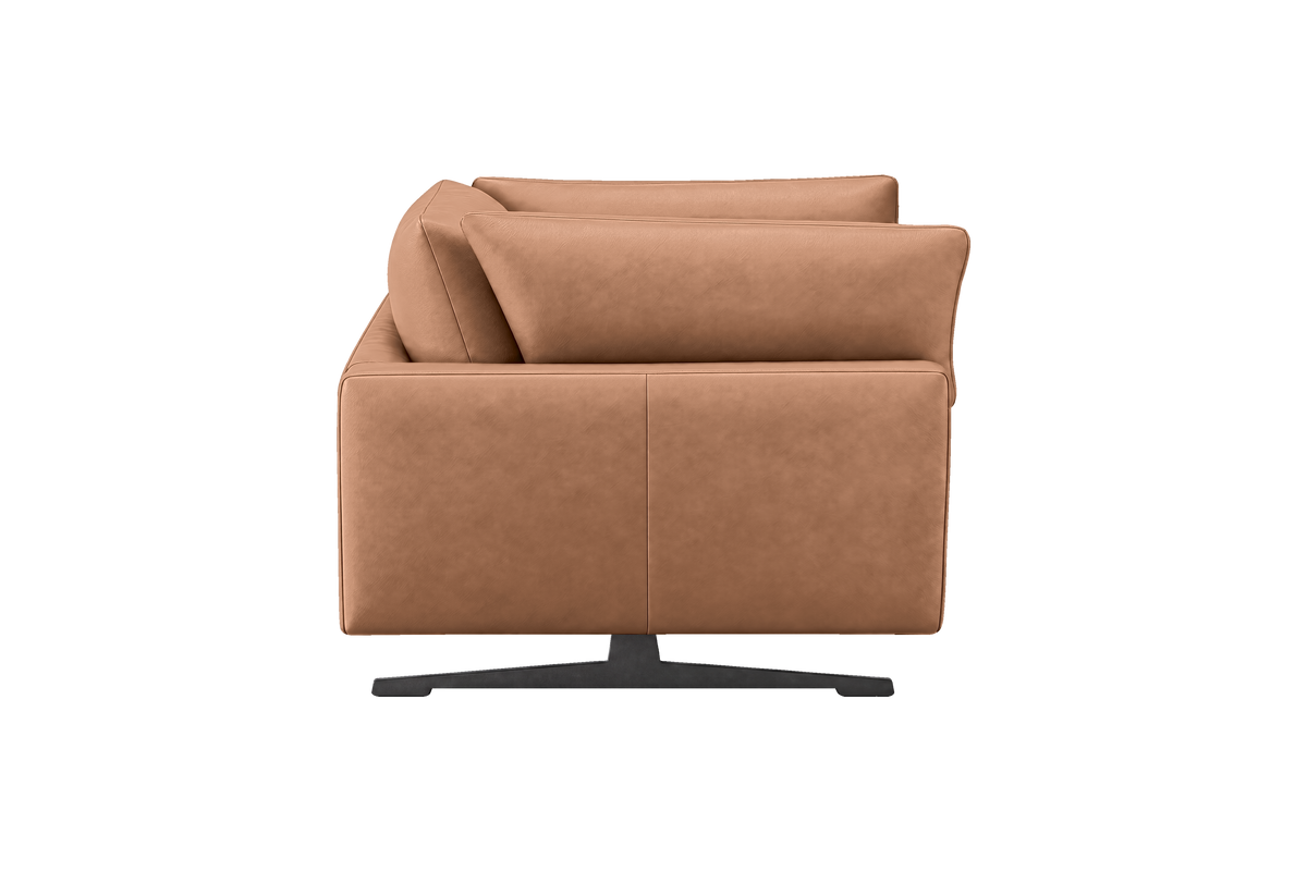 Oliver Cuddle Chair in Momo Camel