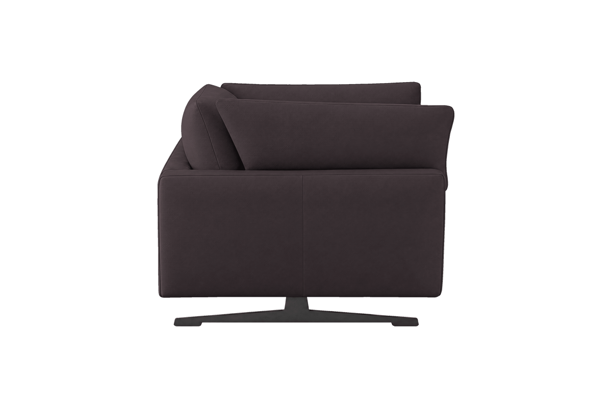 Oliver Cuddle Chair in Dante Charcoal