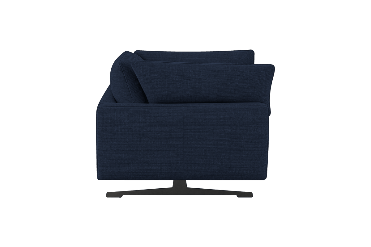 Oliver Cuddle Chair in Roni Ember Blue