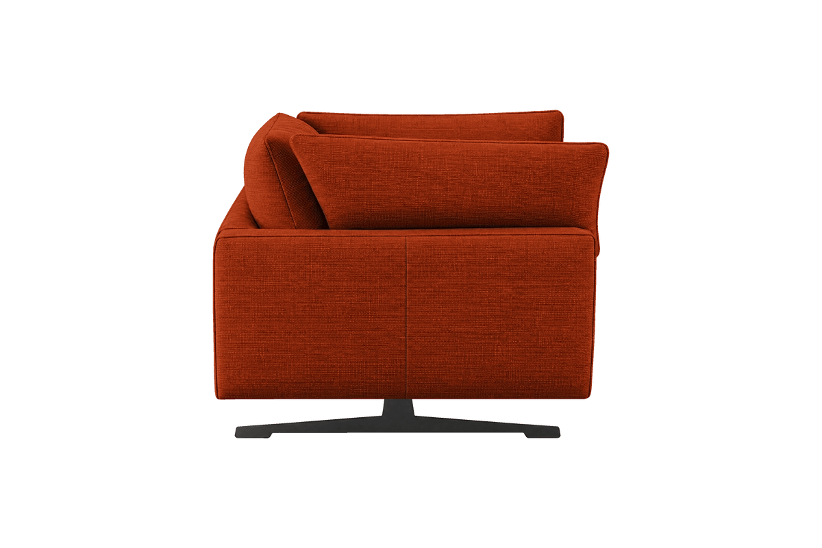 Oliver Cuddle Chair in Roni Poppy