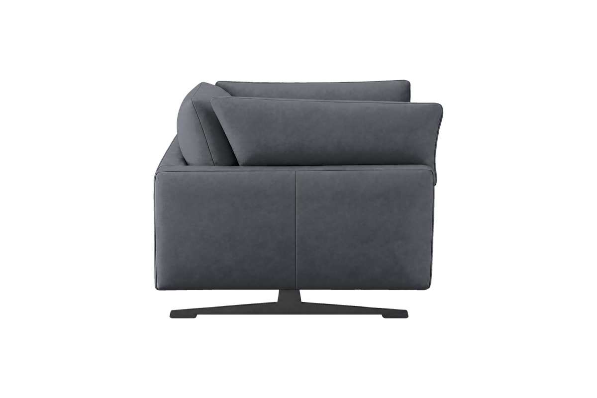 Oliver Cuddle Chair in Dante Shark