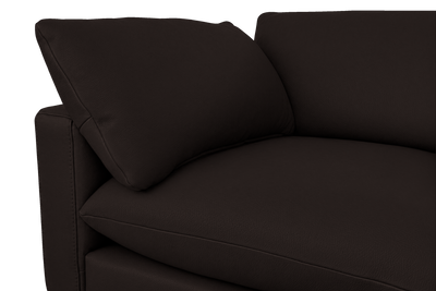 Oliver Sectional in Dante Ebony