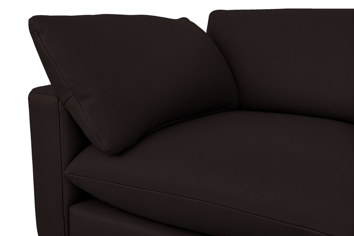 Oliver Sectional in Dante Ebony