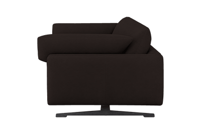 Oliver Small Sofa in Dante Ebony