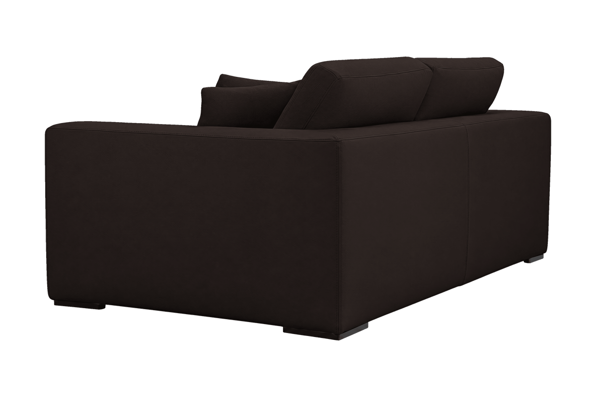 Rhodes Medium Sofa in Dante Ebony