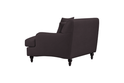 Senia Armchair in Dante Charcoal