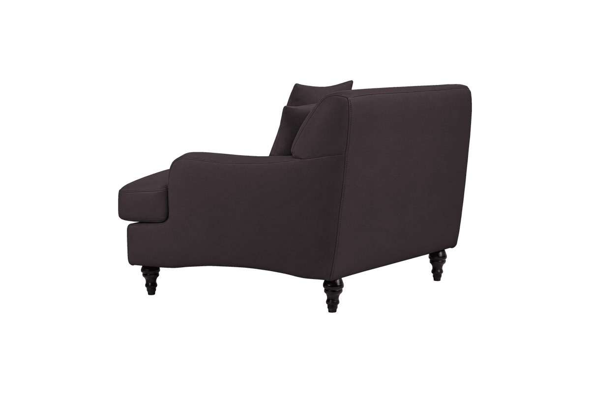 Senia Armchair in Dante Charcoal
