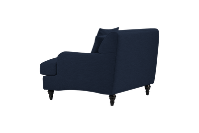 Senia Armchair in Roni Ember Blue