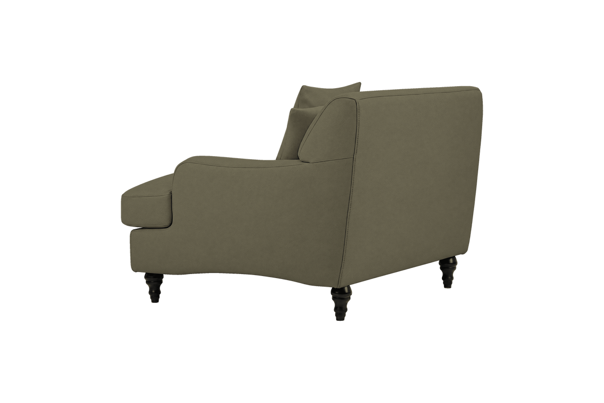 Senia Armchair in Felix Olive