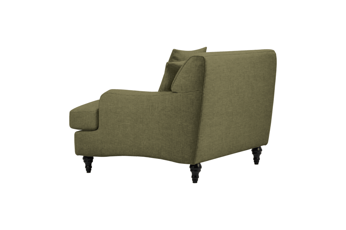 Senia Armchair in Mosquito Sycamore