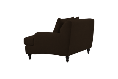 Senia Cuddle Chair in Marfa Charcoal