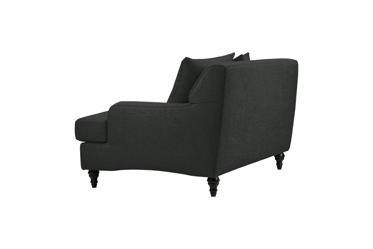 Senia Cuddle Chair in Mosquito Lola